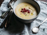 Guest post: dolly and oatmeal coriander roasted cauliflower tahini soup