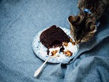 Jaggery sweetened chocolate cake