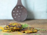 Pan seared hot and spicy pumpkin cakes