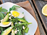 Avocado, Egg, and Feta Salad (Vegetarian & Gluten Free)