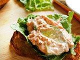 Open-faced Smoked Salmon Sandwich