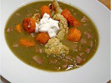 Split Pea Soup with Roasted Vegetables