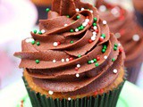 Peppermint mocha cupcakes with chocolate buttercream frosting recipe
