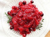 Apple-Ginger Cranberry Sauce #CranberryWeek