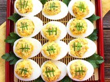 Bratwurst Deviled Eggs