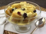 Bread Pudding with Crème Anglaise