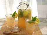 Cantaloupe Mint Lemonade for #SundaySupper