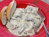Cheese Ravioli with Morel Sauce