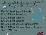 Countdown to 2019: Best Recipes of the Year
