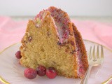 Cranberry Pound Cake for #CranberryWeek and #BundtBakers