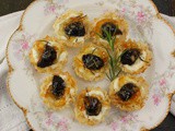 Fig Bites in Phyllo Cups