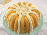 Lemon Bundt Cake with Cream Cheese Frosting #BundtBakers