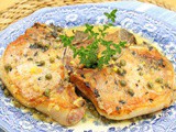 Pork Chops with Rich Caper-Lemon Sauce and Review: Jubilee Cookbook