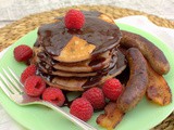 Raspberry Chocolate Chip Pancakes #ImprovCooking
