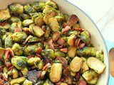 Roasted Brussels Sprouts with Bacon and Pecans