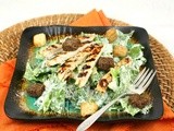 Roasted Garlic Chicken Caesar Salad