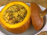 Roasted Whole Pumpkin with Stuffing