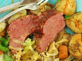 Slow Cooker Corned Beef with Stir-Fried Cabbage