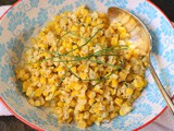 Sour Cream Corn with Chives