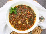 Spinach and Lentil Soup #SoupSwappers