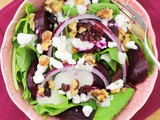 Spinach and Roasted Beet Salad