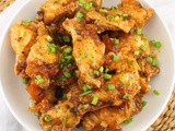 Sweet and Spicy Jalapeno Peach Chicken Wings