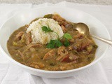 Turkey and Sausage Gumbo from #ThanksgivingLeftovers