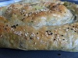 İspanaklı Peynirli Böreği - Spinach and Cheese Pastry Roll