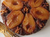 Upside-down Pear and Ginger Cake