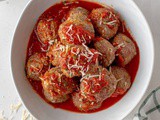 Baked Turkey Parmesan Meatballs