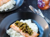 Roasted Salmon Olive Tapenade