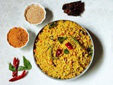Nuvvula Chintapandu Pulihora | Tamarind Rice with Sesame
