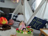 Camping Themed Birthday Cake and Party Ideas
