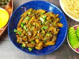Easy Indian Eggplant Stir Fry / Brinjal Fry With Indian Spices