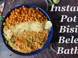 Easy to Make Instant Pot Authentic Bisi Bele Bhat/Bhath