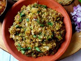 Indian Eggplant Curry Recipe: Baingan ka Bharta / Vangyache Bharit