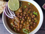 Instant Pot Black Chana/Chickpeas/ Tariwale Chole: Vegan, Gluten-Free, Nuts Free, Vegetarian Indian Curry Recipe