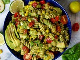 Instant Pot Italian Pasta Salad | One Pot Creamy Avocado Pasta Salad