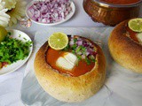 Instant Pot Pavbhaji | Pav Bhaji Bread Bowl