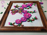 Learn to Quill Unique and Beautiful Quilled Flower Frame for Home Decor