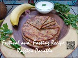 Navratri special Festival and Fasting Recipe Series: Rajgira Paratha
