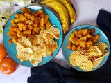 Potato Katri Fryums in an Air Fryer | Sun-dried Potato Chips | How to Make Homestyle Crispy Aloo Wafers