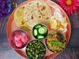 Quick fix Everyday Meal in less than 45 minutes | Everyday Vegetarian Meal Thali under 45 minutes