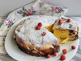 Torta ricotta e fragoline di bosco
