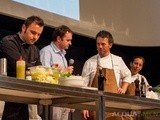Lo showcooking degli chef Armando Cimbidhi e Riccardo Agostini Golosaria 2014