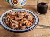 Tortelli al lambrusco con toccu all’emiliana