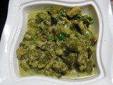 Brinjal -Basale/Malabar Leaves Kootu Curry