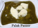 Palak Paneer (My style)