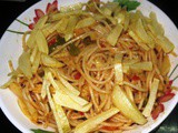 Tomato - Capsicum Cheese Noodles