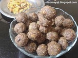 Walnuts-Ragi - dates - Almonds Laddu
